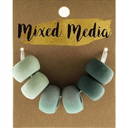 AussieSuperStore Jewellery Making Supplies Clay Assorted Greens Beads Clay Assorted Greens Beads | Jewellery Making Beads | Jewellery Making Supplies 9323823197414 DBX77018